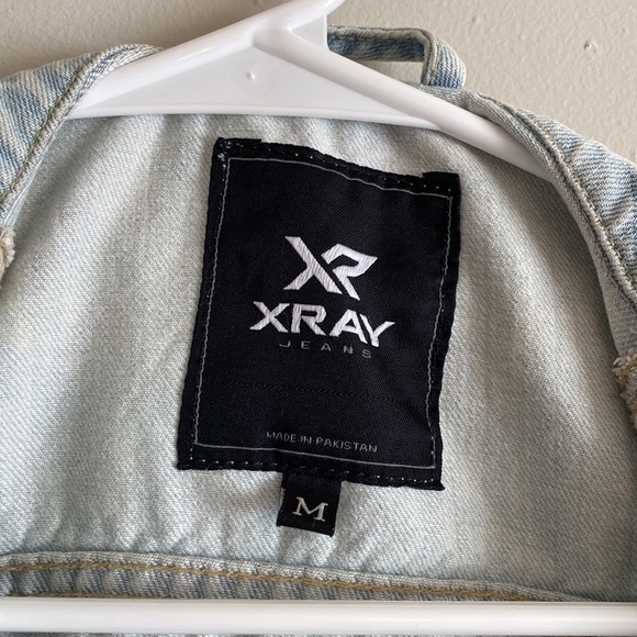 XRay Distressed Denim Jacket - Slim Fit - Picture 3 of 4